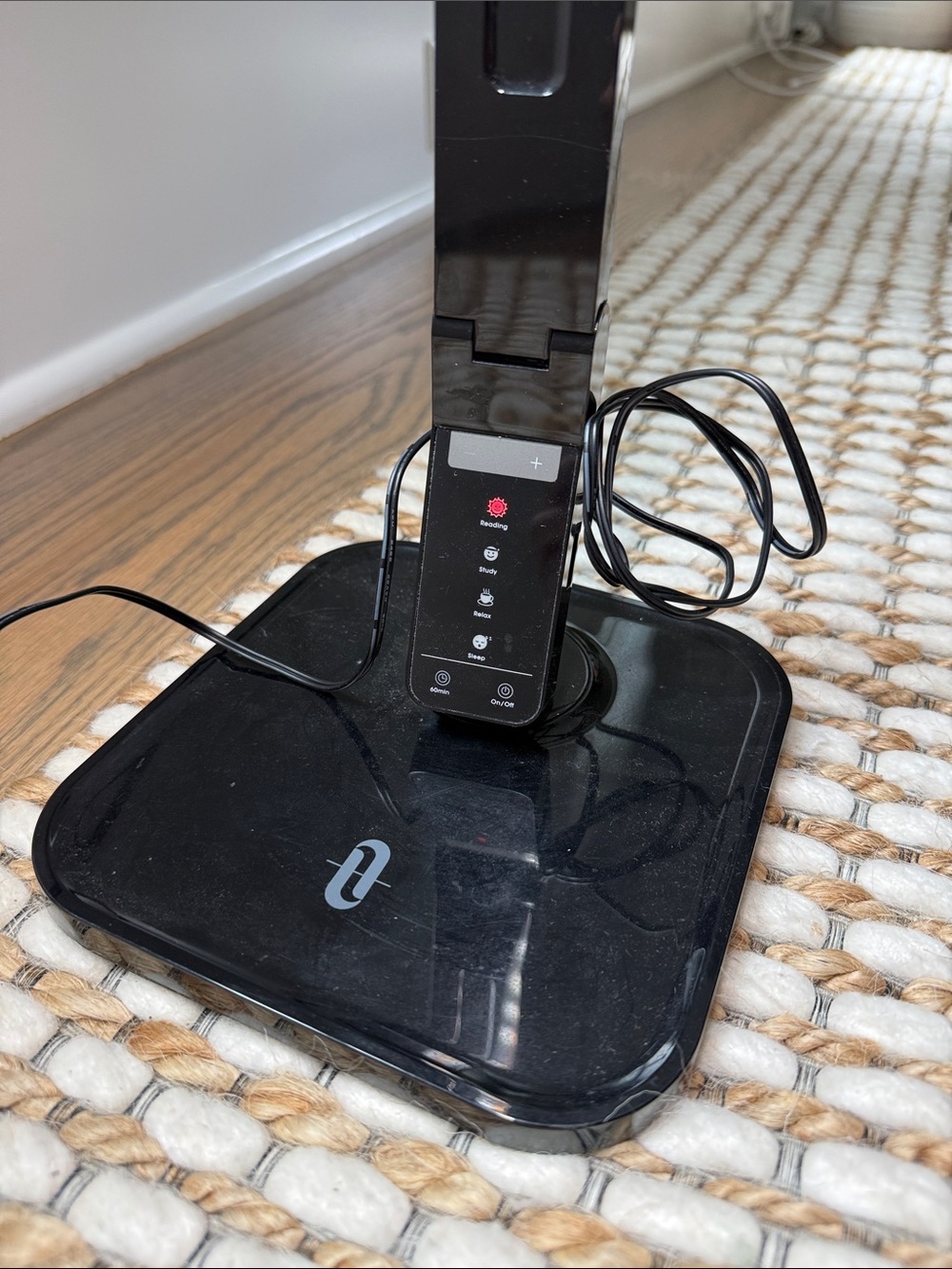 Adjustable Black LED Task Lamp with Touch Controls - Picture 2 of 4